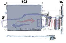 ECLIMA B01200317 - CONDENSADOR VOLVO .S60-XC60-V70-XC70