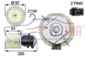 ECLIMA 40140BG - TURBINA INTERIOR KUBOTA M130-135X