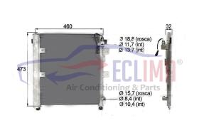 ECLIMA B01200296 - CONDENSADOR FENDT VARIO 309-826