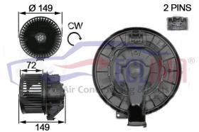 ECLIMA 40201BG - TURBINA INTERIOR FORD FIESTA VI